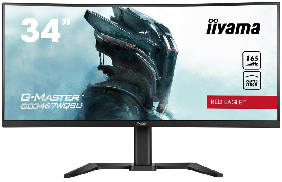 iiyama G-MASTER GB3467WQSU-B5 computer monitor 86,4 cm (34"") 3440 x 1440 Pixels UltraWide Quad HD LED Zwart