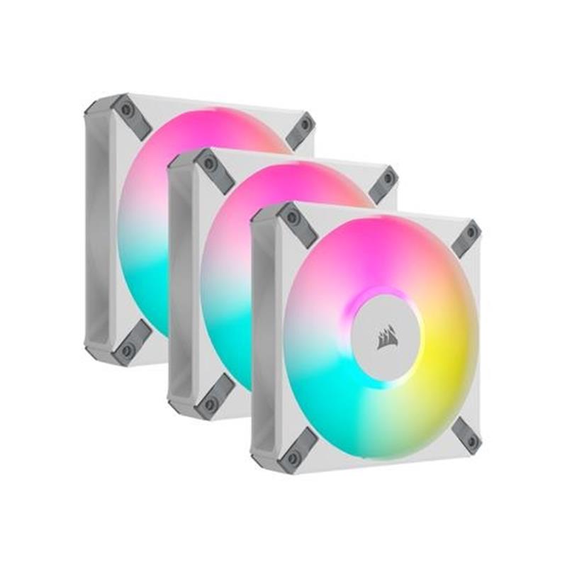 AF ELITE AF120 RGB WHITE 120mm 3 Pack