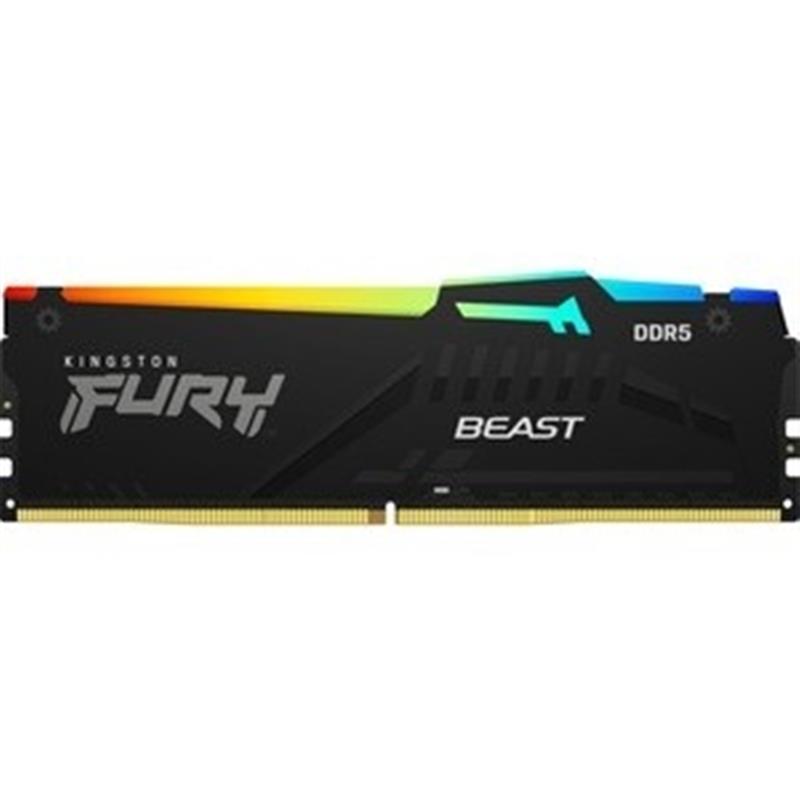 Kingston Technology FURY Beast RGB geheugenmodule 32 GB 2 x 16 GB DDR5 5600 MHz