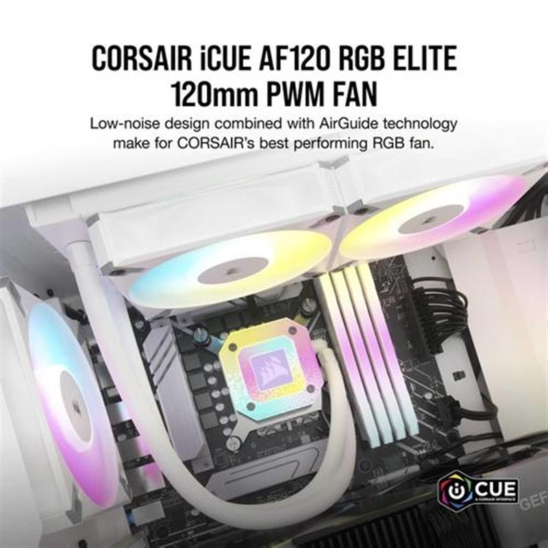 AF ELITE AF120 RGB WHITE 120mm 1 Pack