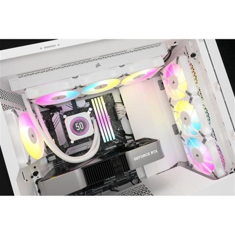 iCUE H150i ELITE LCD XT White Liq Cooler