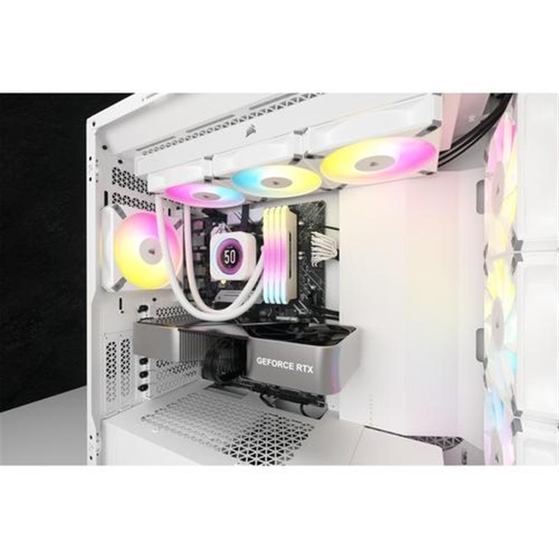 iCUE H150i ELITE LCD XT White Liq Cooler