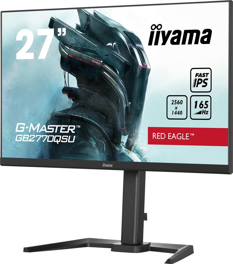 iiyama G-MASTER GB2770QSU-B5 computer monitor 68,6 cm (27"") 2560 x 1440 Pixels Wide Quad HD LED Zwart