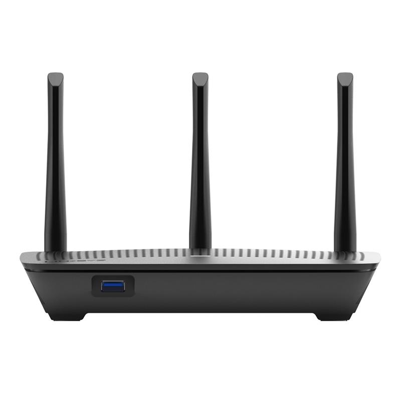 Linksys EA7500V3 draadloze router Gigabit Ethernet Dual-band (2.4 GHz / 5 GHz) Zwart