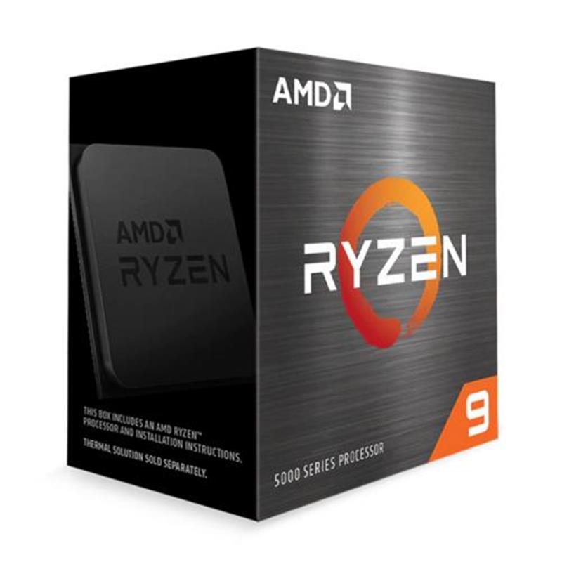 CPU AMD RYZEN 9  5900X / AM4 / WOF / BOX AMD Ryzen 9 5900X (12/24x 3,7 GHz) AM4 64MB 105W