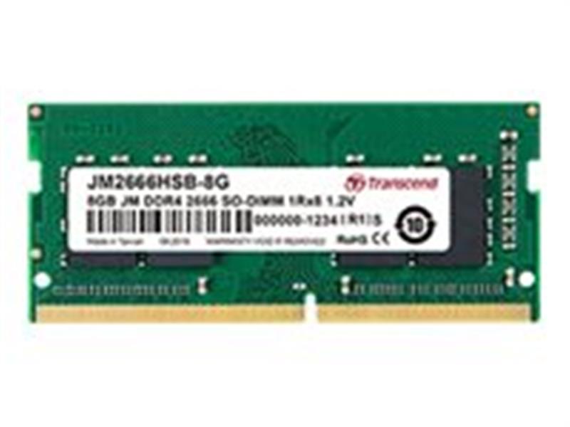 TRANSCEND JM 8GB DDR4 3200 SO-DIMM 1Rx8