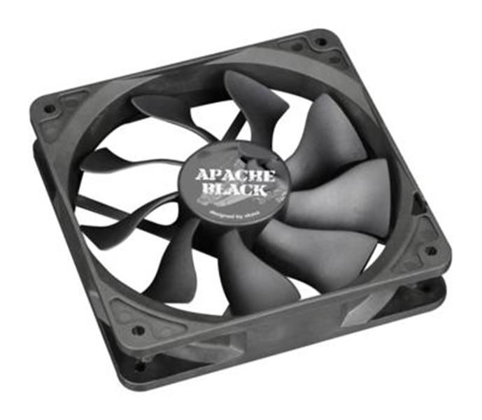 Akasa 12cm Apache black edition PWM fan HDB bearing