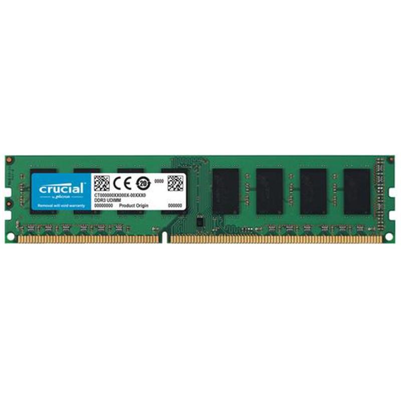 Crucial 8GB PC3-12800 geheugenmodule 1 x 8 GB DDR3 1600 MHz