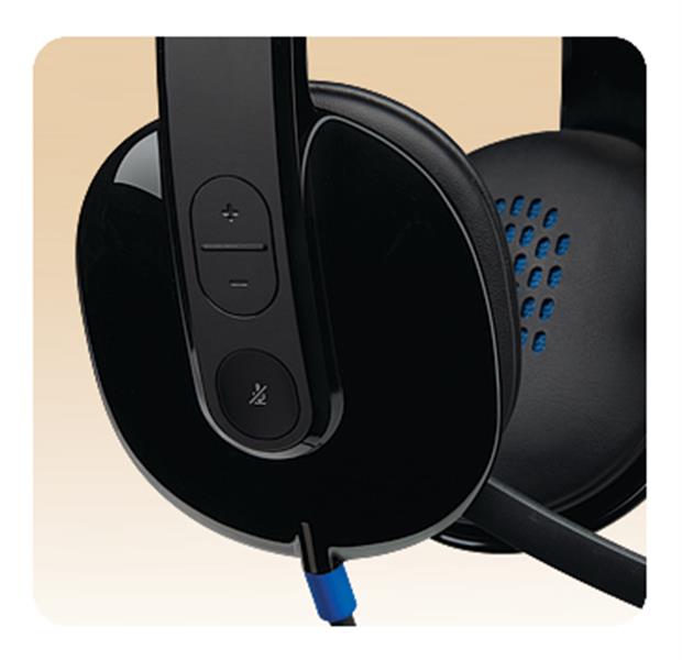 Logitech H540 Headset Hoofdband Zwart