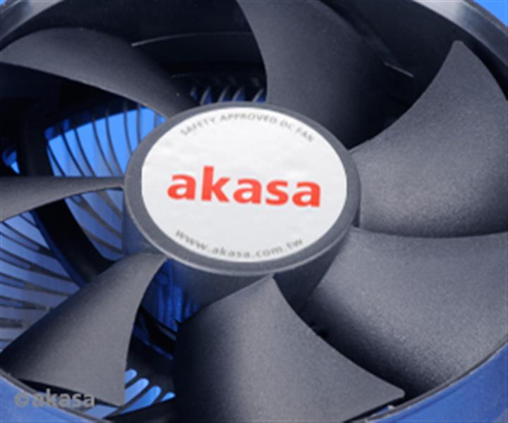 Akasa CPU cooler Intel LGA775 LGA1155 LGA1156 292 3g aluminium 600 - 3000 RPM PWM controlled 