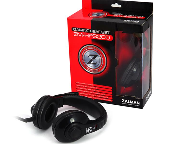 Zalman ZM-HPS200 hoofdtelefoon/headset Hoofdtelefoons Hoofdband Zwart 3,5mm-connector