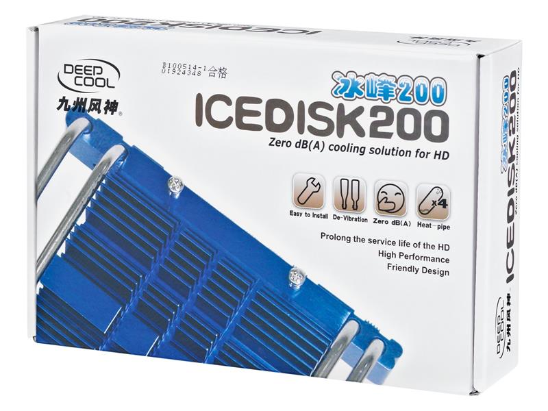DeepCool IceDisk 200 Harde schijf Koelplaat/radiatoren Blauw