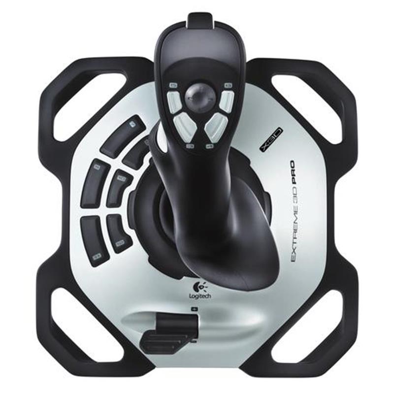 Logitech G Extreme 3D Pro Joystick PC Digitaal USB 2 0 Zwart Wit