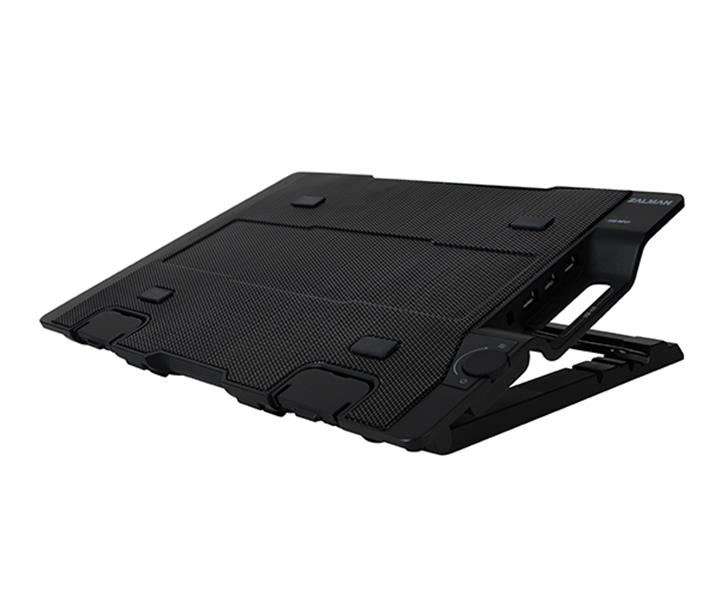 Zalman ZM-NS2000 notebook cooling pad 43,2 cm (17"") Zwart