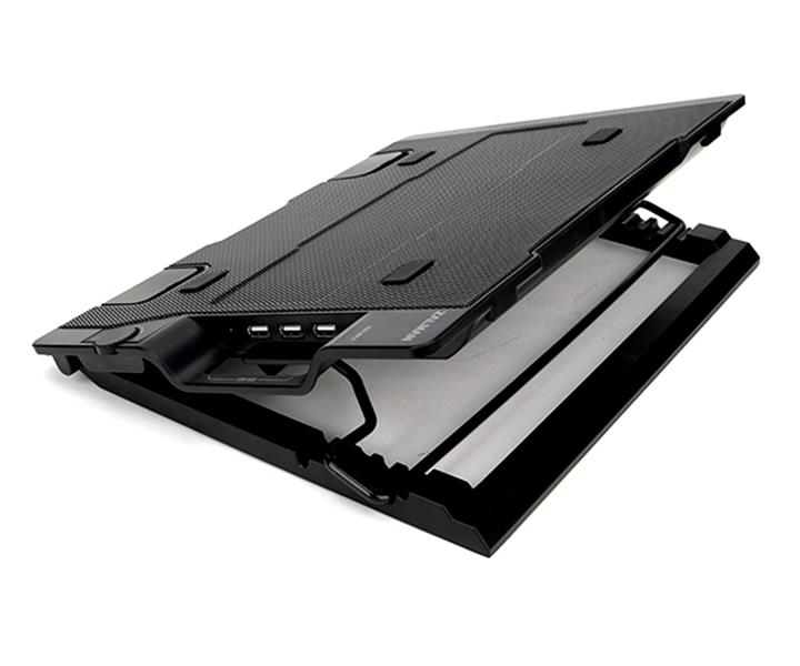 Zalman ZM-NS2000 notebook cooling pad 43,2 cm (17"") Zwart