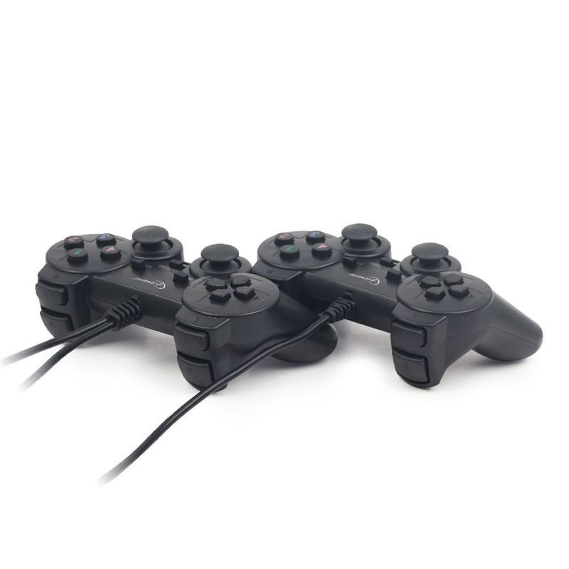 Dubbele USB gamepad met vibratie