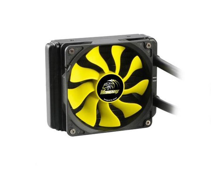 Akasa Venom A10 Water Cooler High Performance 120mm All in one Liquid Cooler with award winning PWM Viper fan 