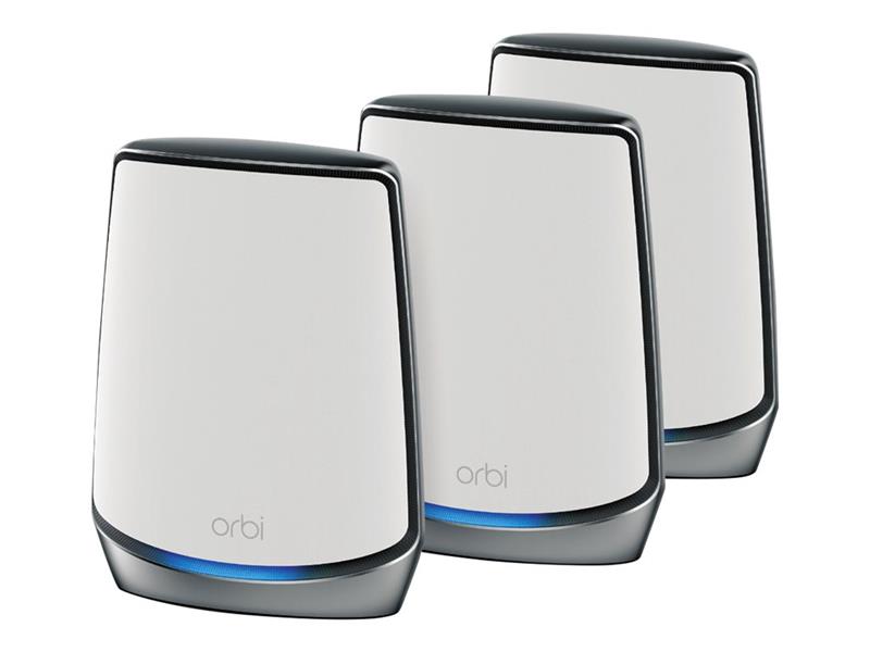 Netgear Orbi AX6000 draadloze router Tri-band (2.4 GHz / 5 GHz / 5 GHz) Gigabit Ethernet Wit