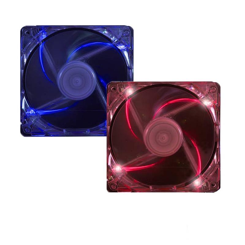 XILENCE Performance C case fan 120 mm transparent blue LED XPF120 TBL