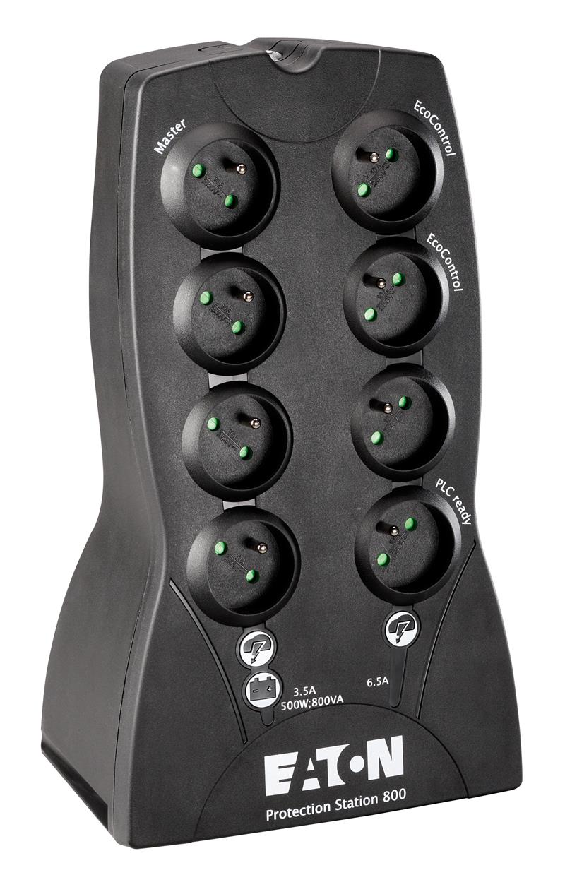 Eaton Protection Station 800 FR UPS 800 VA 500 W 8 AC-uitgang(en)
