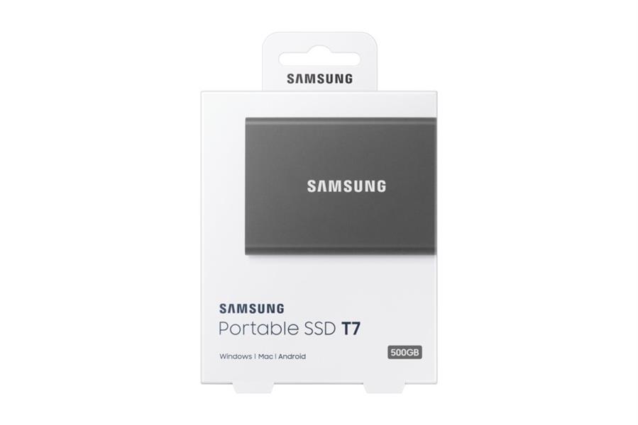 Samsung Portable SSD T7 500 GB Grijs