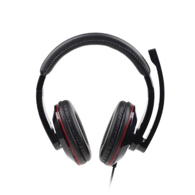 Gembird stereo headset glossy zwart