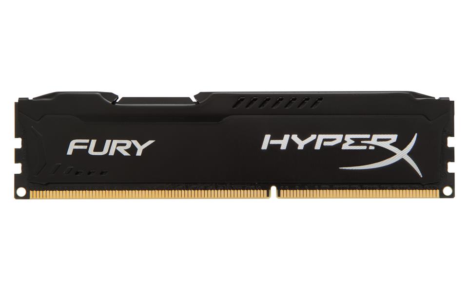 HyperX FURY Black 8GB 1600MHz DDR3 geheugenmodule