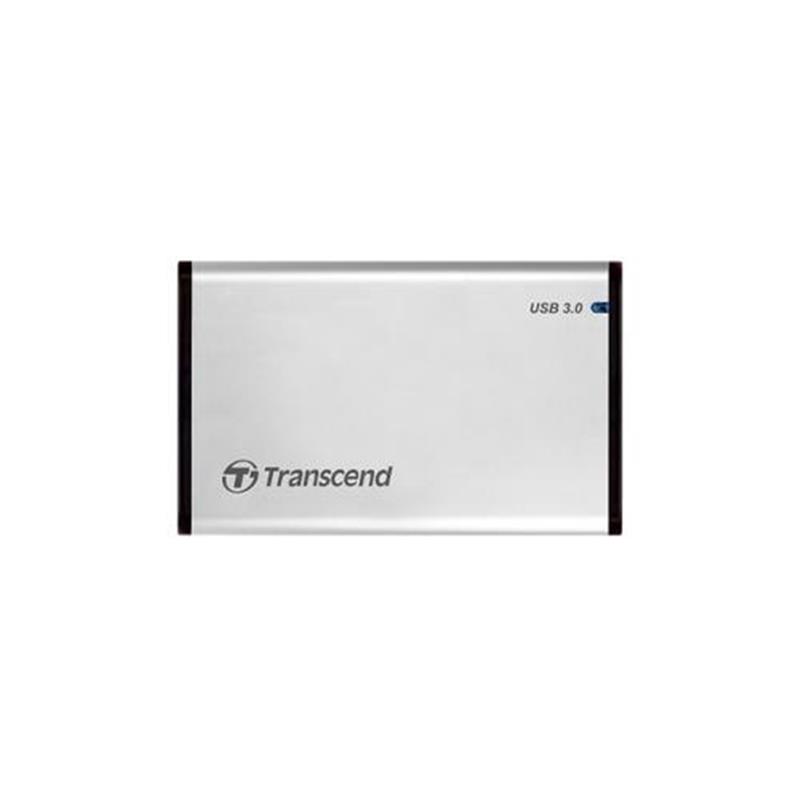 Transcend StoreJet 25S3 2 5 HDD- SSD-behuizing Zilver Stroomvoorziening via USB