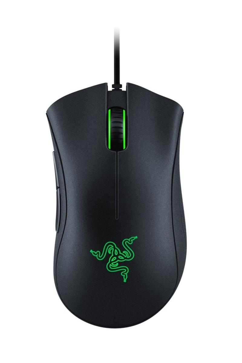 Razer Mouse DeathAdder Essential Gaming black für Rechtshänder, Kabelgebunden  2,1 m