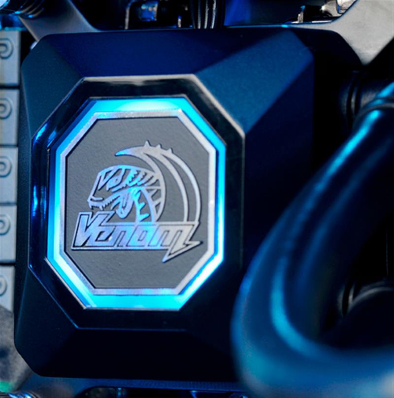 Akasa Venom R20 Performance 240mm Intergrated RGB Liquid Cooler Kit Asus Aura MSI Mystic Gigabyte Fusion Certified - Additional FANS required