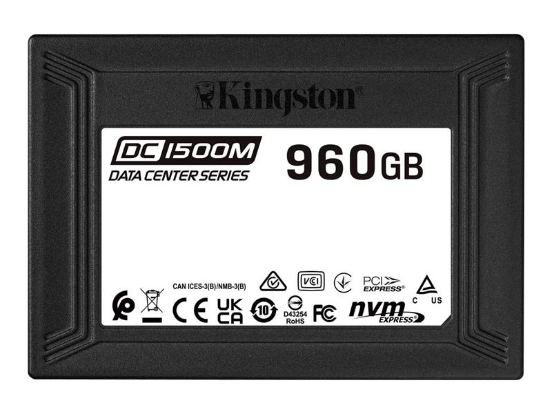 KINGSTON SSD 960GB DC1500M U 2 NVMe