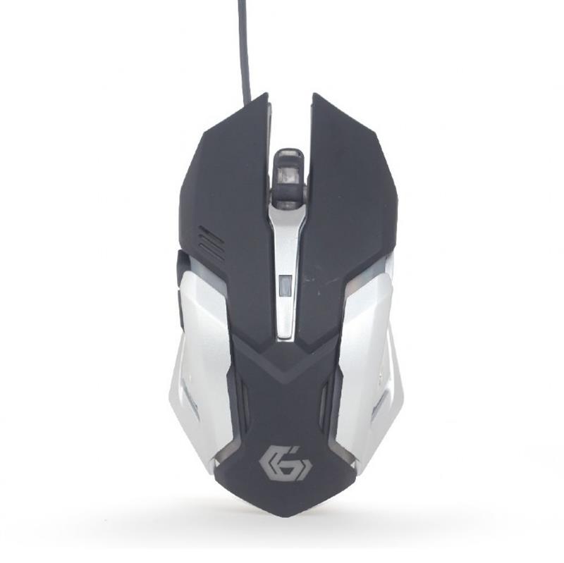 Gembird Gaming muis USB programmeerbaar 1200 - 3200 dpi instelbaar 7 color RGB led *USBAM