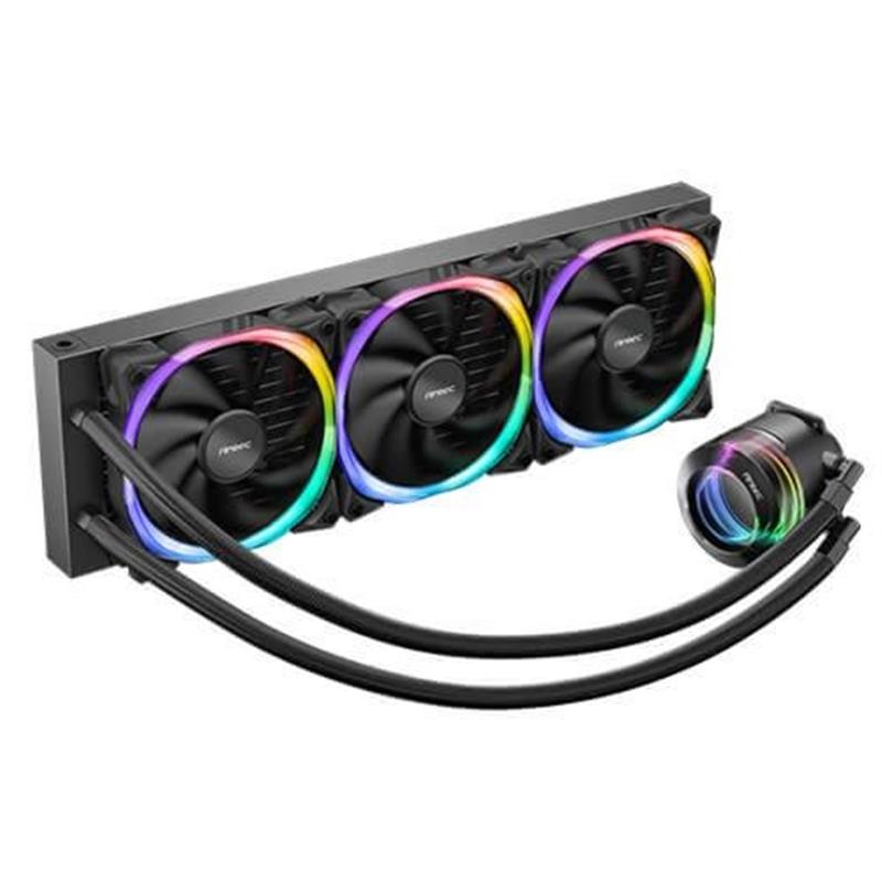 Antec VORTEX 360 ARGB CPU cooler Zwart 3x120MM fan