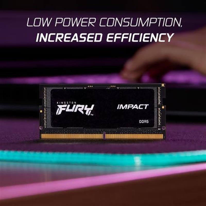 16GB 6000MT s DDR5 SODIM FURY Impact XMP