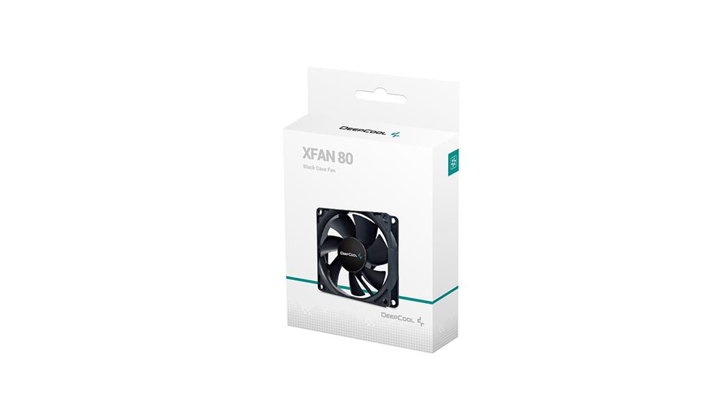 DeepCool XFAN80 Computer behuizing Ventilator 8 cm Zwart 1 stuk(s)