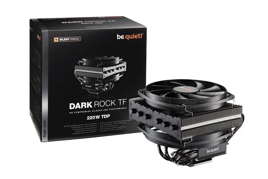 be quiet! Dark Rock TF Processor Koeler 13,5 cm Zwart, Zilver