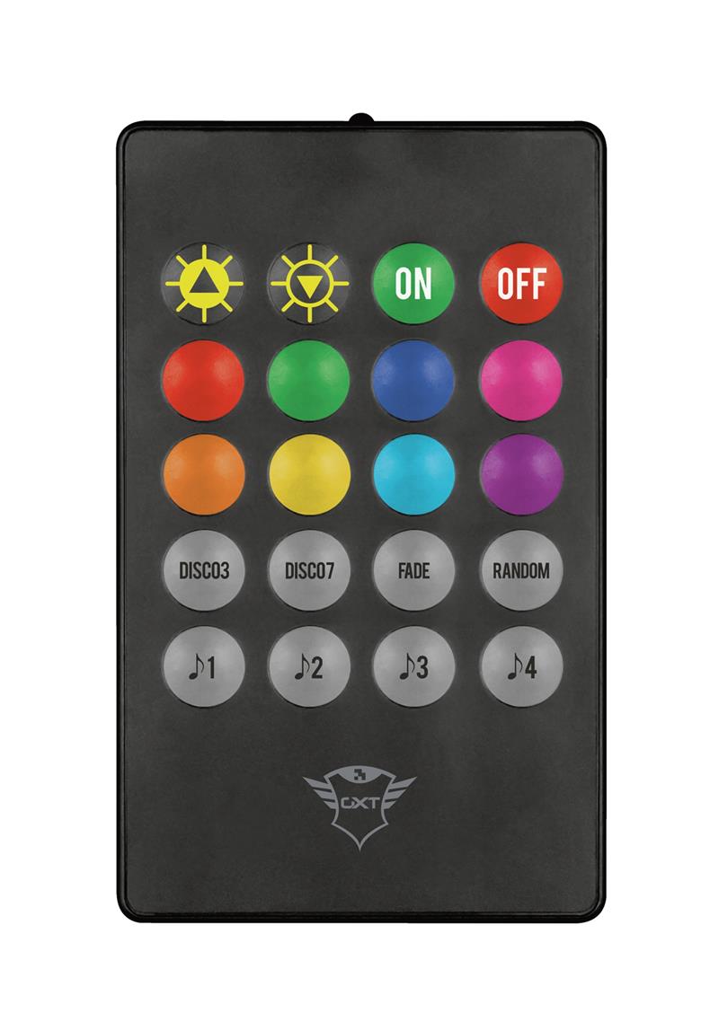 Trust GXT 717 Rayza Universele gamestoel Blauw, Groen, Oranje, Roze, Paars, Rood, Geel