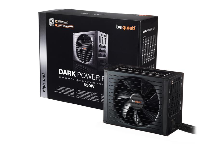 be quiet! Dark Power Pro 11 power supply unit 650 W 20+4 pin ATX ATX Zwart