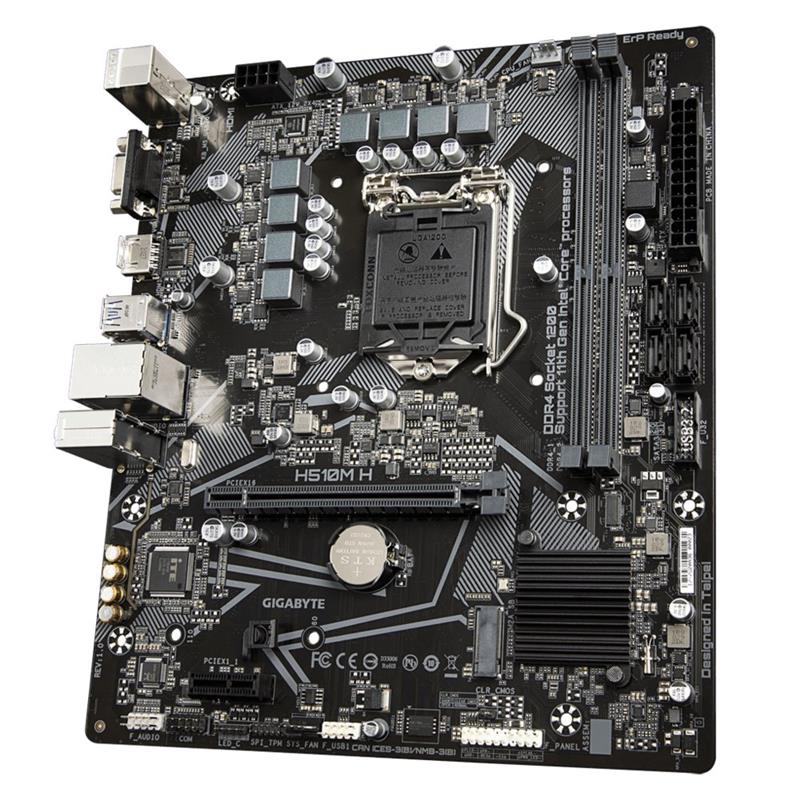 Gigabyte H510M H M-ATX Intel H510 LGA 1200 M.2 HDMI VGA