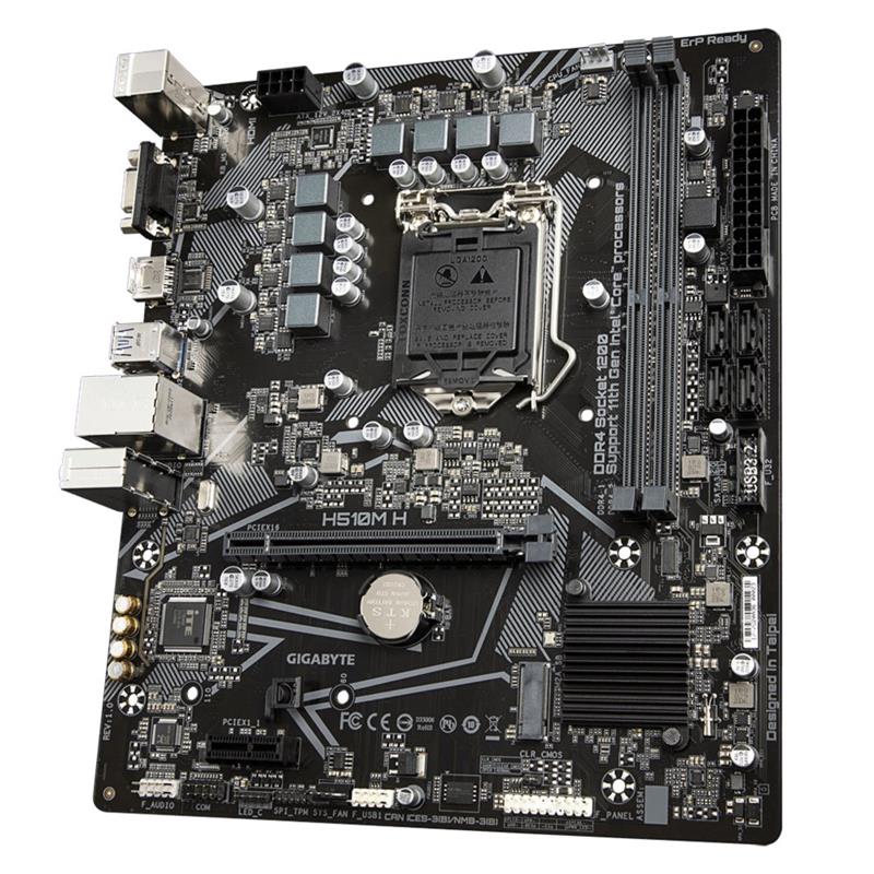 Gigabyte H510M H  M-ATX Intel H510 LGA 1200 M.2 HDMI VGA