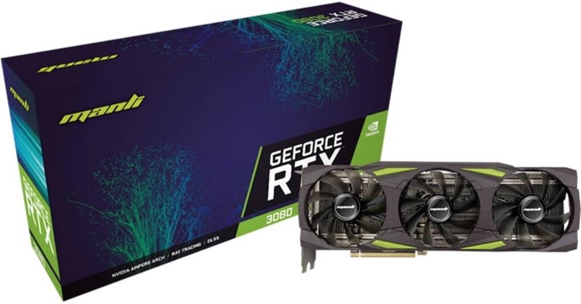 VGA Man GeForce RTX 3080 10GB Triple Fan LHR