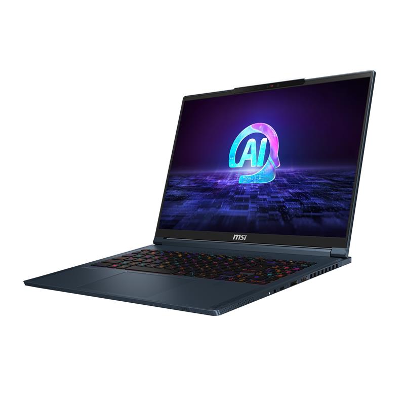 MSI Stealth 16 AI Studio A1VGG-019NL Laptop 40,6 cm (16"") Quad HD+ Intel Core Ultra 9 185H 32 GB DDR5-SDRAM 2 TB SSD NVIDIA GeForce RTX 4070 Wi-Fi 7 