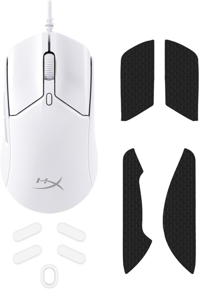 HyperX Pulsefire Haste 2 - gamingmuis (wit)