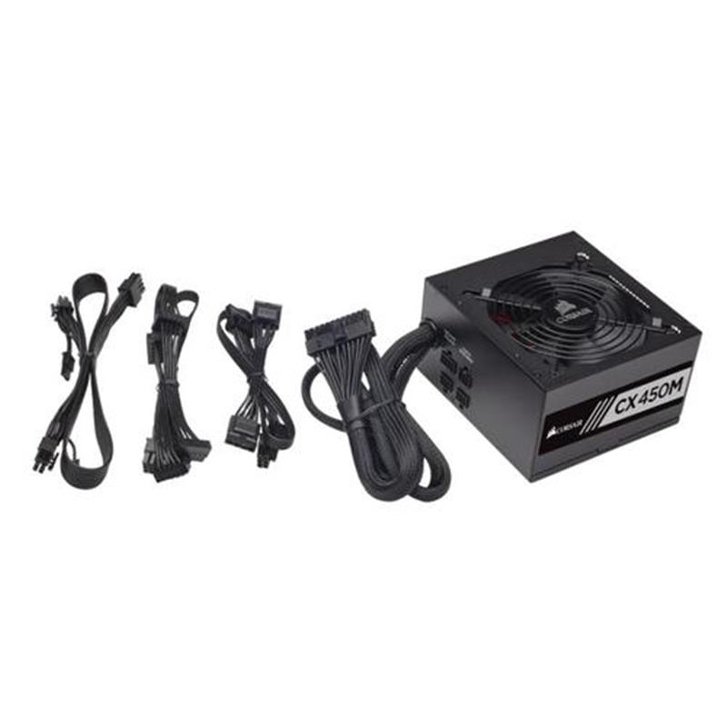 Corsair CX450M power supply unit 450 W 20 4 pin ATX ATX Zwart
