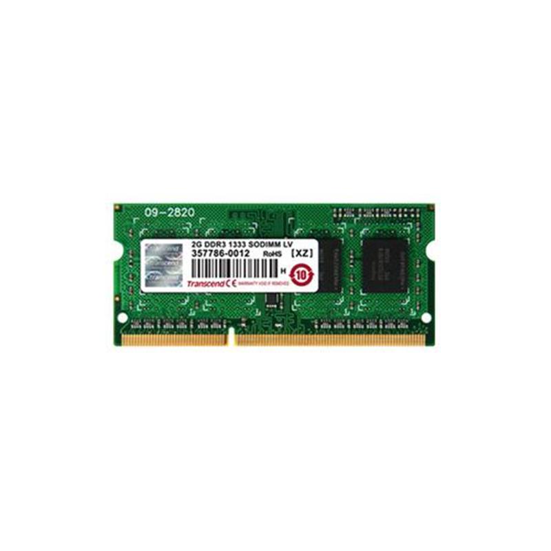 Transcend geheugenmodule 4 GB 1 x 8 GB DDR3L 1866 MHz