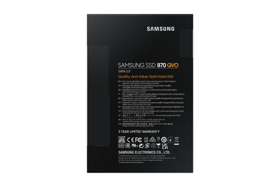 Samsung 870 QVO 2.5"" 4000 GB SATA III V-NAND MLC