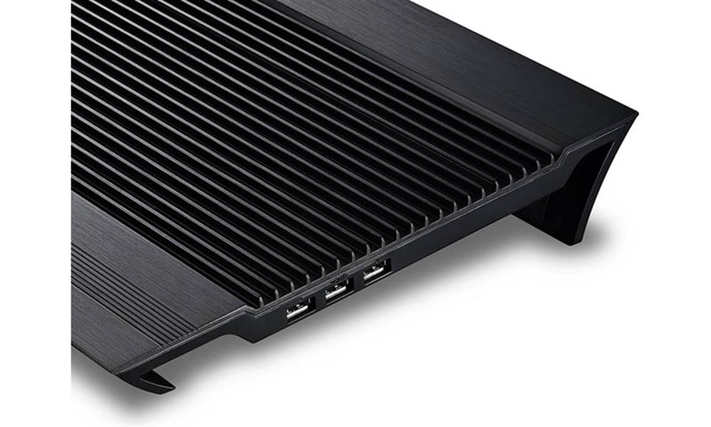 DeepCool N8 Black notebook cooling pad 43,2 cm (17"") 1000 RPM Zwart