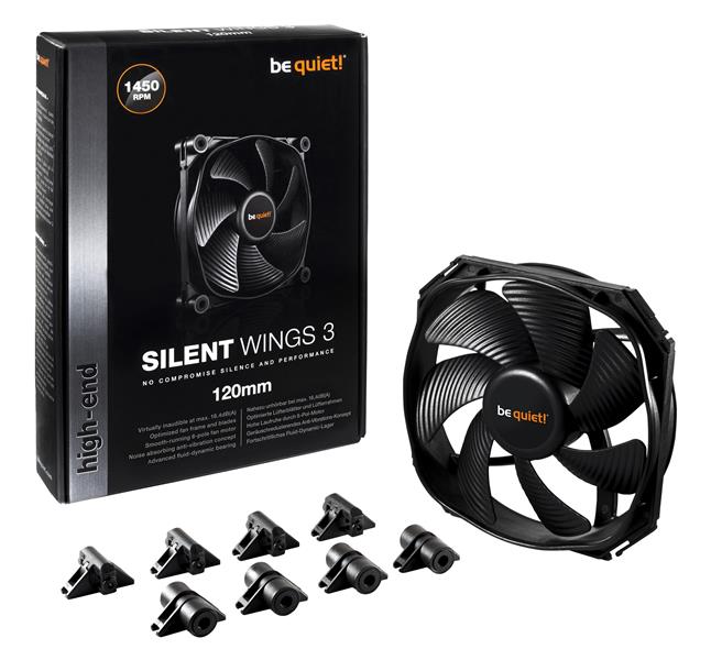 be quiet! SilentWings 3 Computer behuizing Ventilator 12 cm Zwart