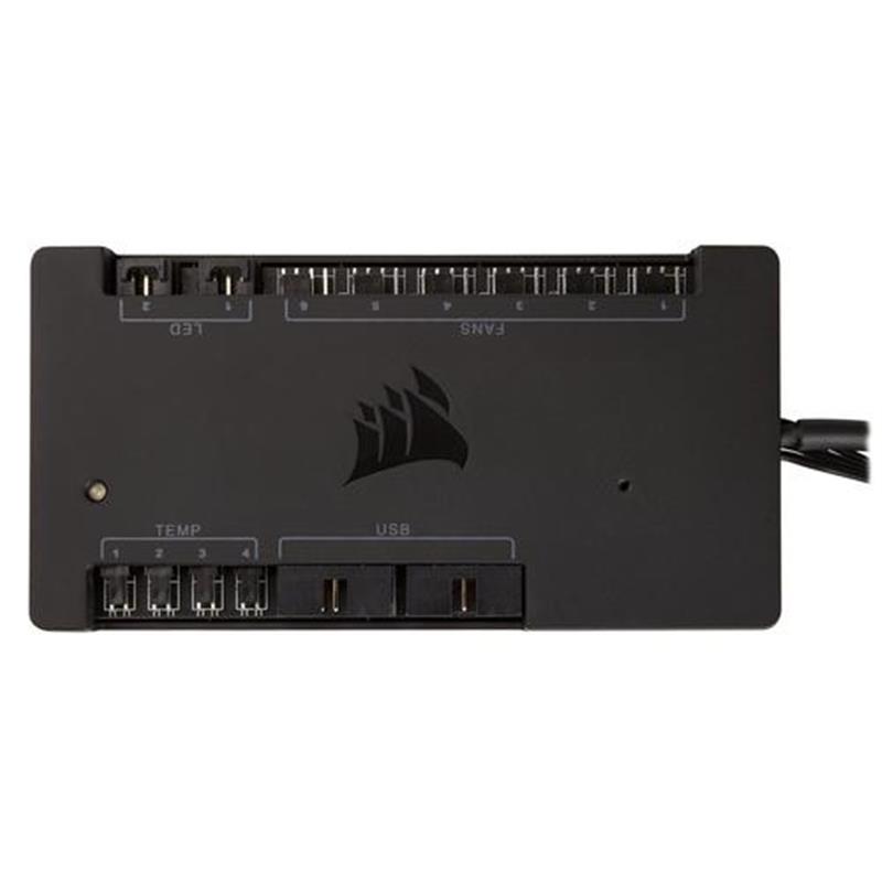 Corsair Commander PRO snelheidsregelaar voor ventilator 6 kanalen Zwart