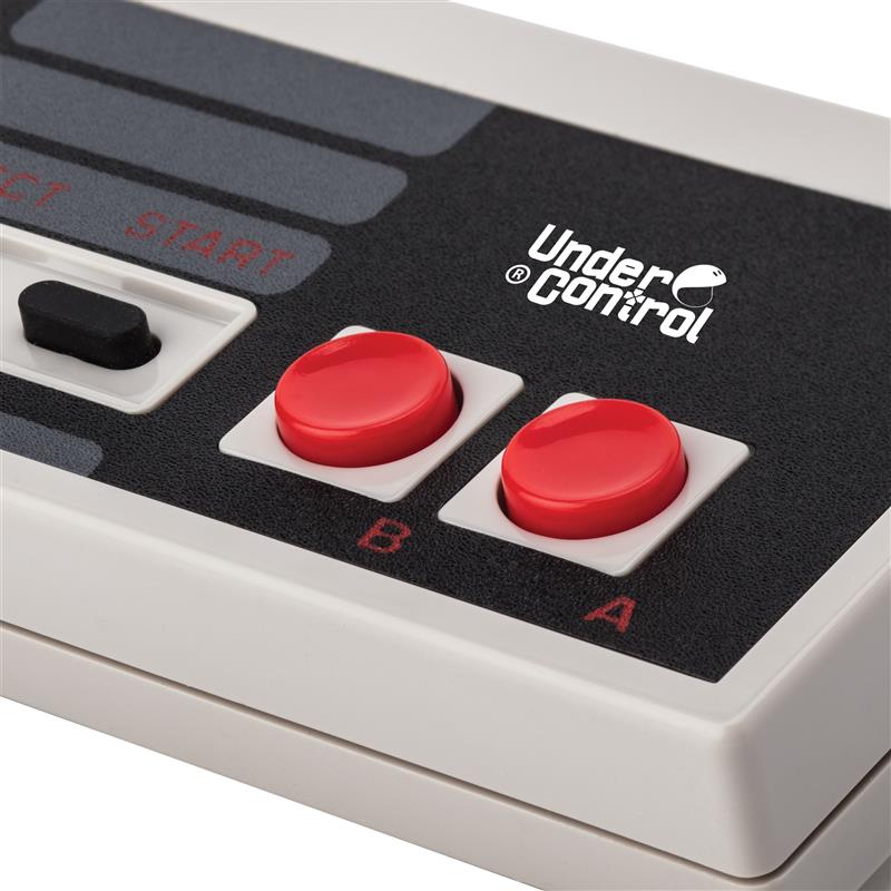 Under Control Under Control - Nintendo NES Controller bedraad - Grijs/Zwart